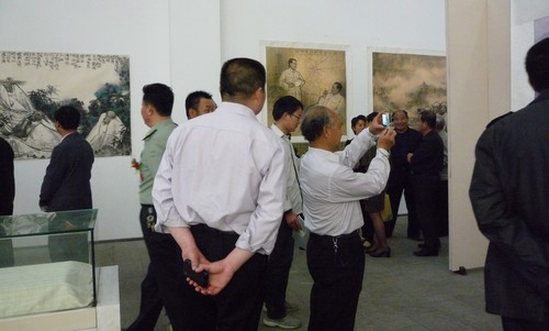 2013王建平国画作品展在高唐举办