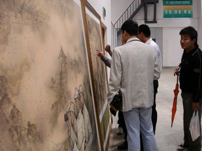 为纪念济南战役创作组画 济南画家巨作引来称赞